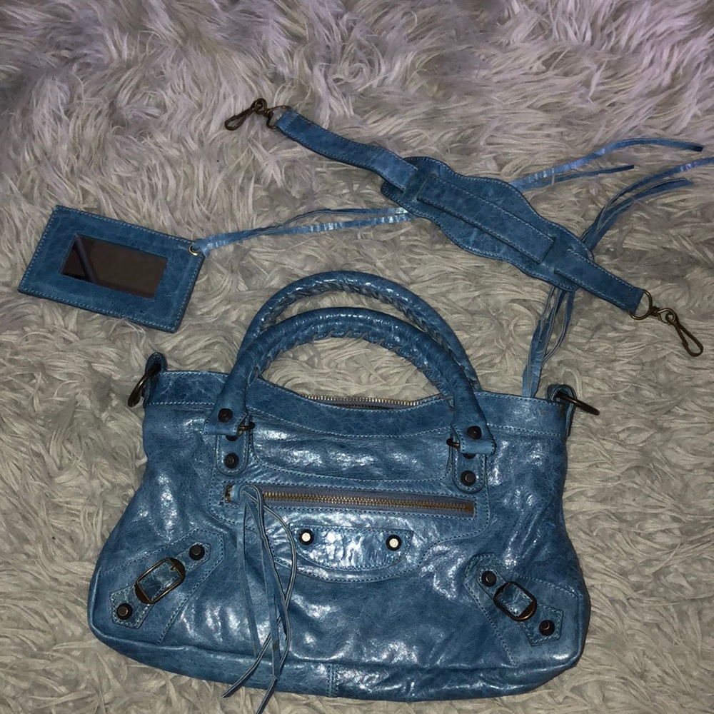 Balenciaga Classic City Leather Shoulder Bag
